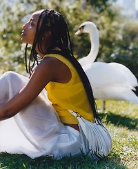 kate spade new york Duo Leather Fringe Small Crossbody Bag