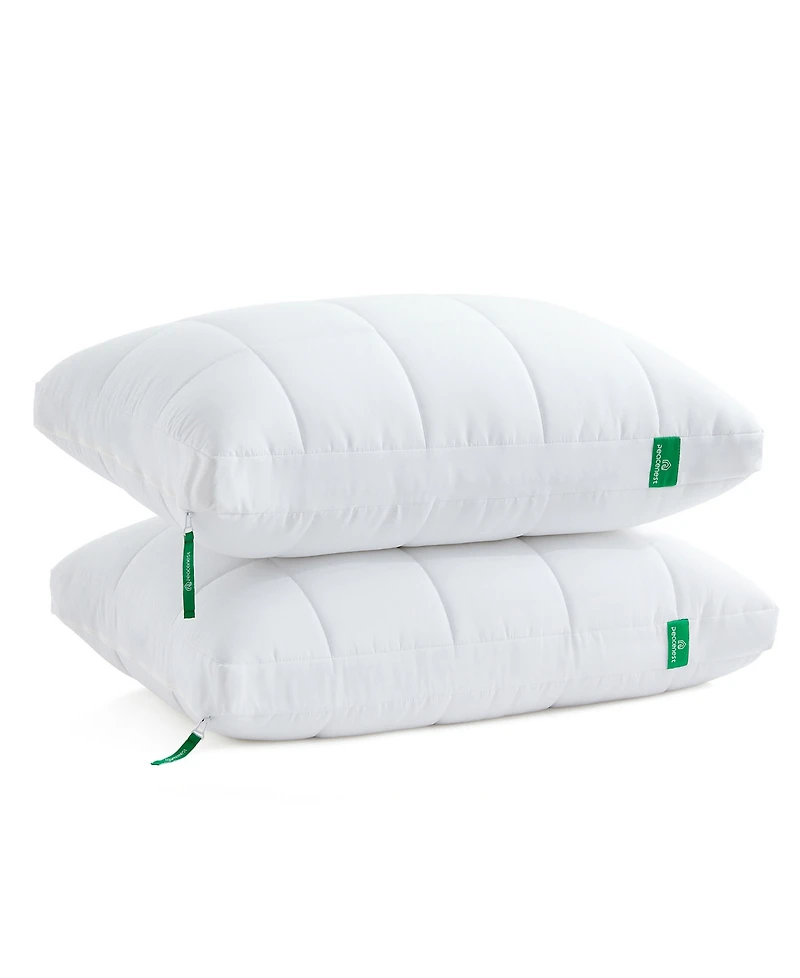 Unikome 3-in-1 adjustable cooling fiber 2-Pack pillow