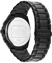 Coach Men's Jackson Black Ip Stainless Steel Bracelet Watch, 41.5mm