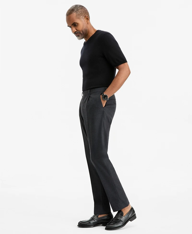 Michael Kors Men's Classic-Fit Flannel Solid Pants