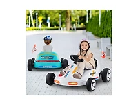 Hongge 12V Electric Go Kart for Kids with Remote Control and Music