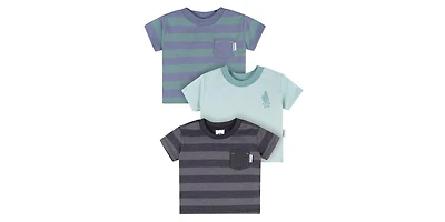 Gerber Baby Boys Short Sleeve T-Shirts, 3-Pack