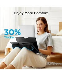 Gnuadz Laptop Stand Portable Adjustable 8 Angles Dual Cushion Bed Sofa Car Desk