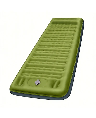 Gnuadz Camping Sleeping Pad Thick Mat Pillow Foot Pump Inflatable Outdoor Recreation Gear