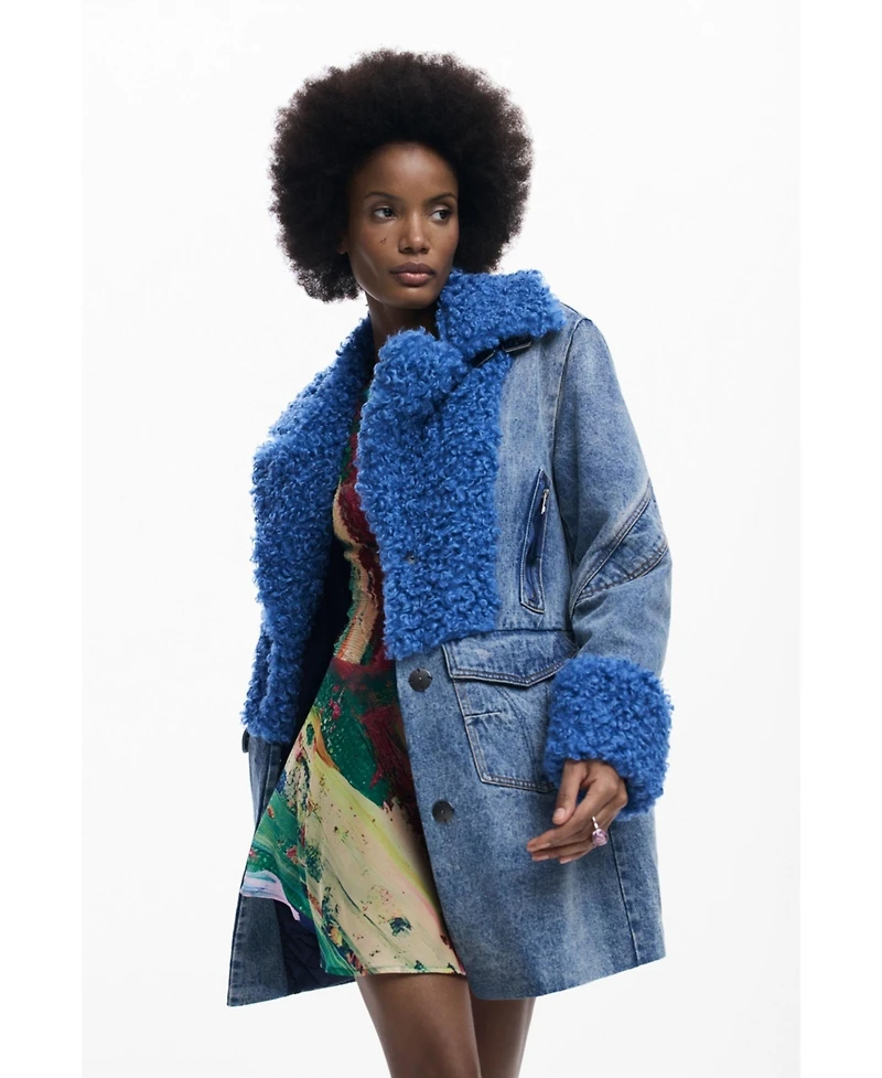 Desigual Women's Hybrid denim coat