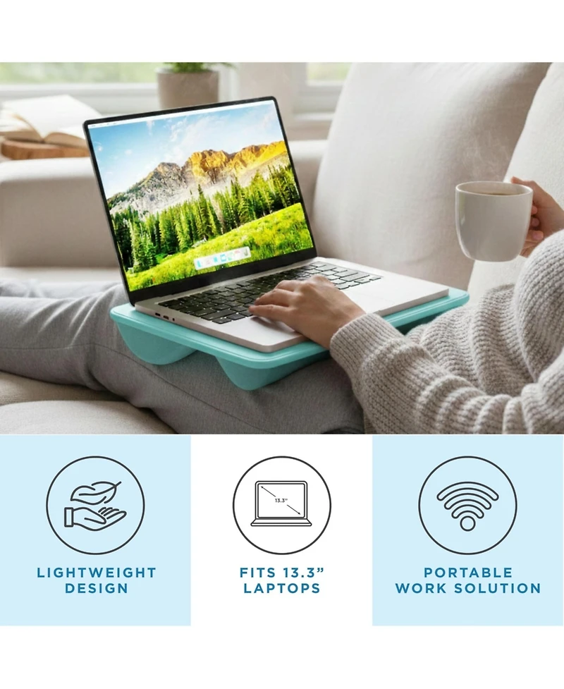 Gnuadz Compact Lap Desk 14" Laptop Stand Portable Workstation