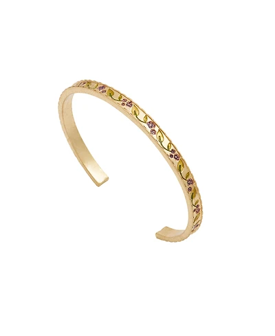 Fable England Blackberry Bramble Gold Bangle