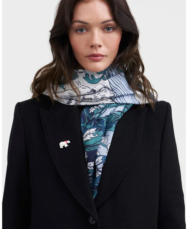 Fable England Cosy Polar Bear Enamel Brooch