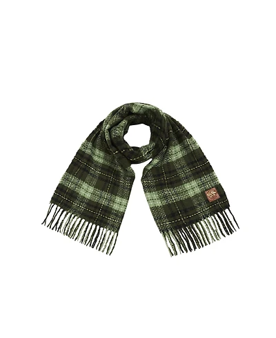 Fable England Cathy Green Boucle Scarf