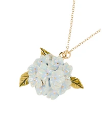 Fable England Enamel Hydrangea Necklace