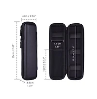 Gnuadz Canvas Zippered Pencil Case Large Capacity Adults