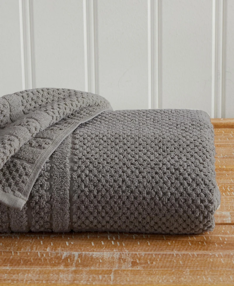 Linery & Co. Cotton Textured 6pk Hand Towel Set