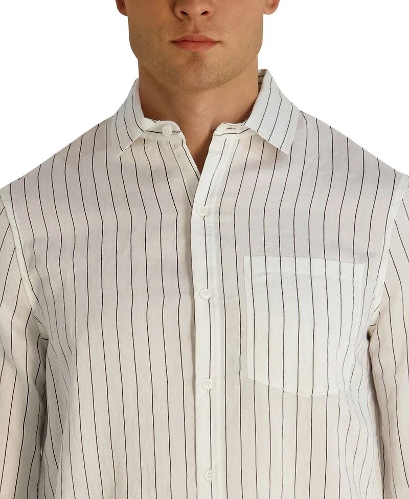 Karl Lagerfeld Paris Men's Long-Sleeve Regular-Fit Shirt