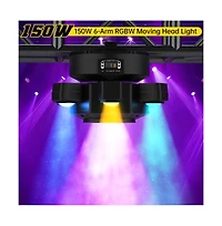 Artudatech 150W Rgbw Moving Head Light with Dmx Control Laser and Strobe.