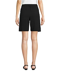 Lands' End Women's Creaseless High Rise 8" Shorts