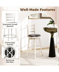 Gouun 30.5 in Swivel Counter Height Bar Stools Set of 2