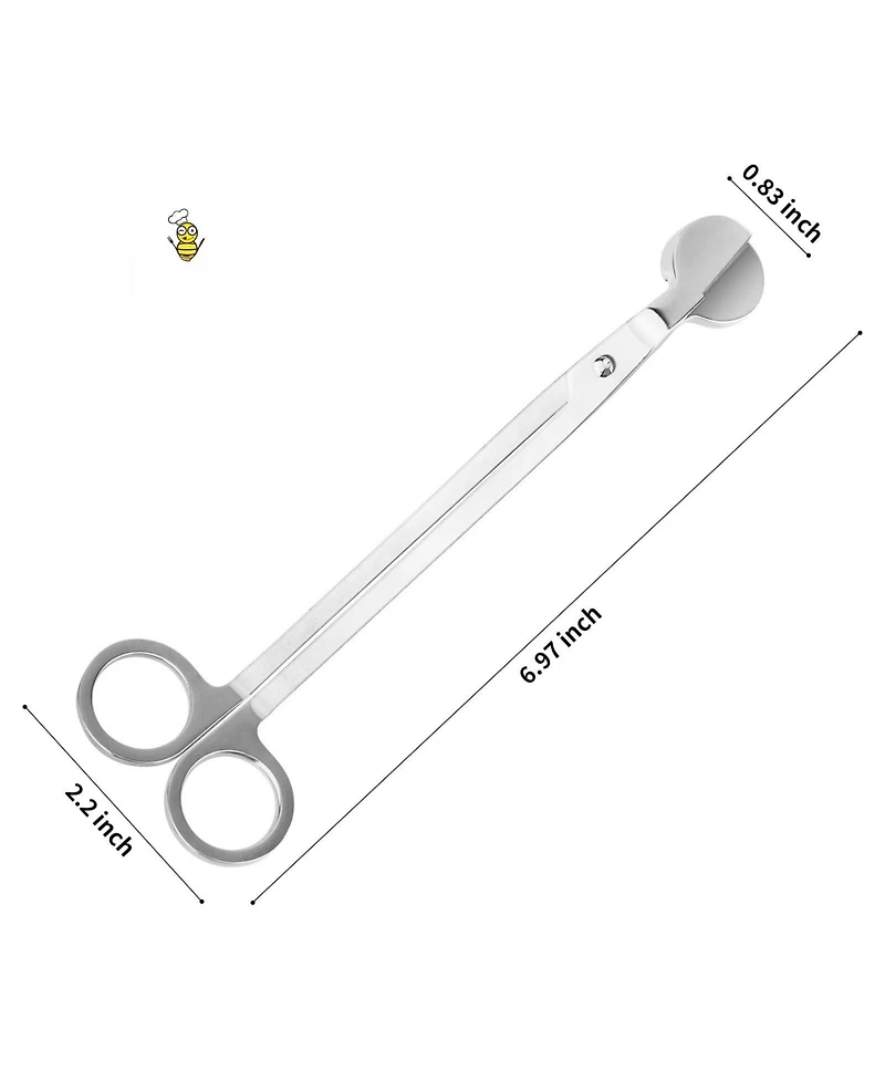 Gnuadz Stainless Steel Candle Wick Trimmer