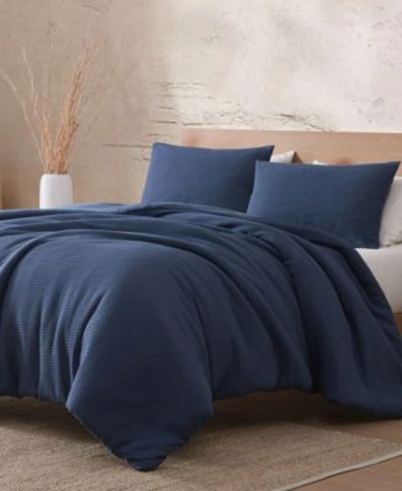 Riverbrook Home Warren Waffle 4 Piece Comforter Cover Sets