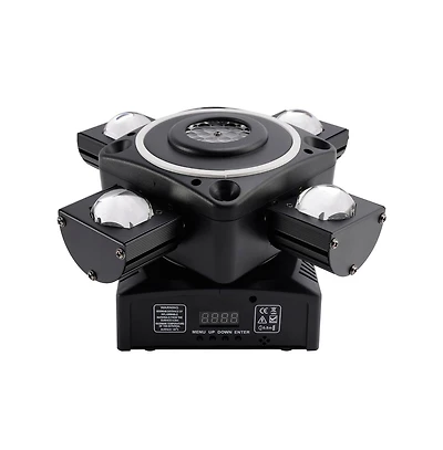 Artudatech 4 Arm Moving Head Light – 90W Rgbw Beam/Laser/Disco Ball Effect with Dmx