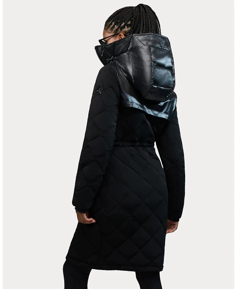 Alpenhaus Women's Arly Elongated Hybrid Lightweight Puffer Coat