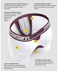 Mosmann Australia Men's Zues Bamboo Trunks