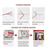 Gnuadz 11CT Landscape Stamped Cross Stitch Kit Seaside Scenery Needlepoint Embroidery Pattern