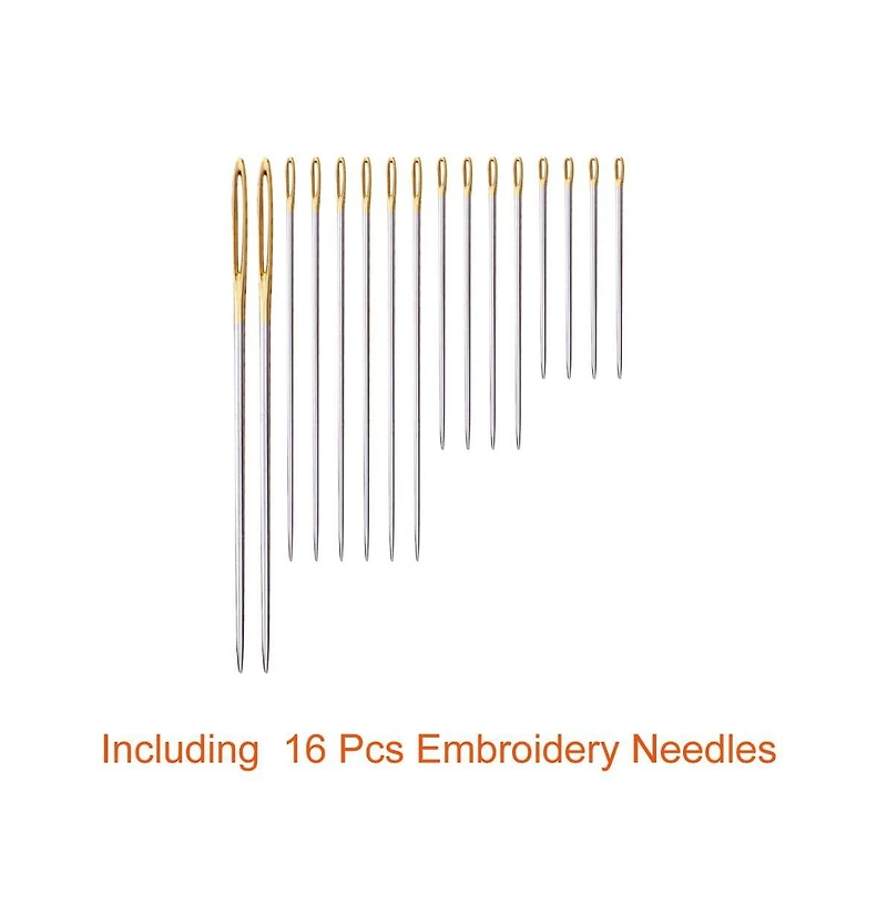 Gnuadz 124 colors Embroidery Floss Cross Stitch Thread Skeins Craft Cotton Sewing