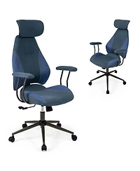 Slickblue Ergonomic Computer Chair 2D Headrest Rocking Backrest