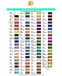 Gnuadz Polyester Embroidery Thread Kit 80 Spools 500m Machine Sewing Compatible Janome