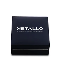 Metallo Stainless Steel, Round Cz Tennis Necklace