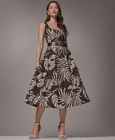 Donna Karan New York Petite Sleeveless Printed Tank Dress