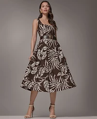 Donna Karan New York Petite Sleeveless Printed Tank Dress