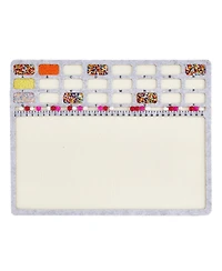 Gnuadz Felt Beading Mat Design Board Alphabetic Scale Beads Tray Craft Supplies 14.4x11