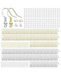Gnuadz 600pcs Earring Hooks Making Supplies Kit Jump Rings Backs