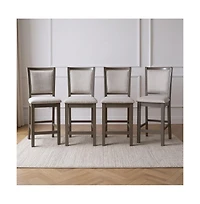 New Classic Furniture Amy Wood Counter Chair (Set of 4)