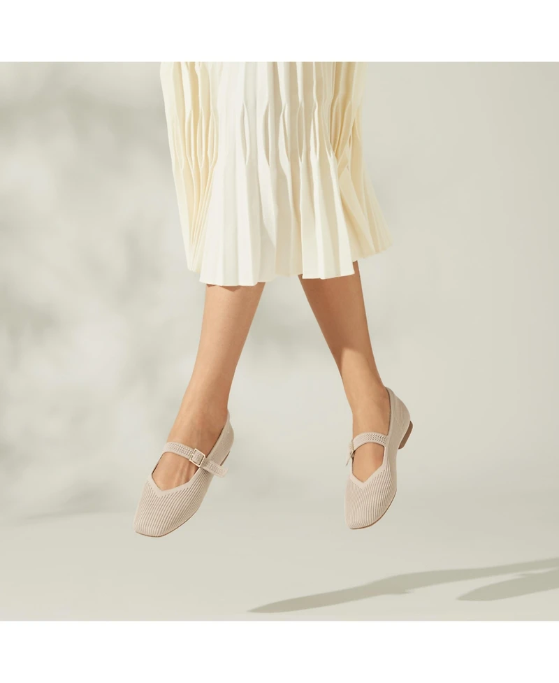 Vivaia Women's Square-Toe Mary Janes Margot Jane