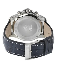 GV2 by Gevril Men's T38 Swiss Quartz Italian Leather Strap Watch
