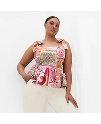 City Chic Women's Isabel Print Top