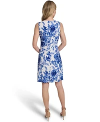 Tommy Hilfiger Women's Knit Sleeveless Pull Over Shift Dress