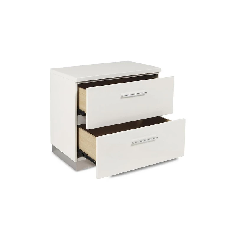 New Classic Furniture Furniture Sapphire Solid Wood 2-Drawer Nightstand