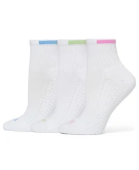 Hue Women's Air Cushion Mini Crew 3 Pack Socks