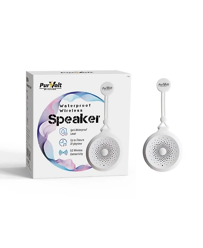 Pursonic Waterproof Wireless Speaker – Portable Bluetooth Shower Speaker