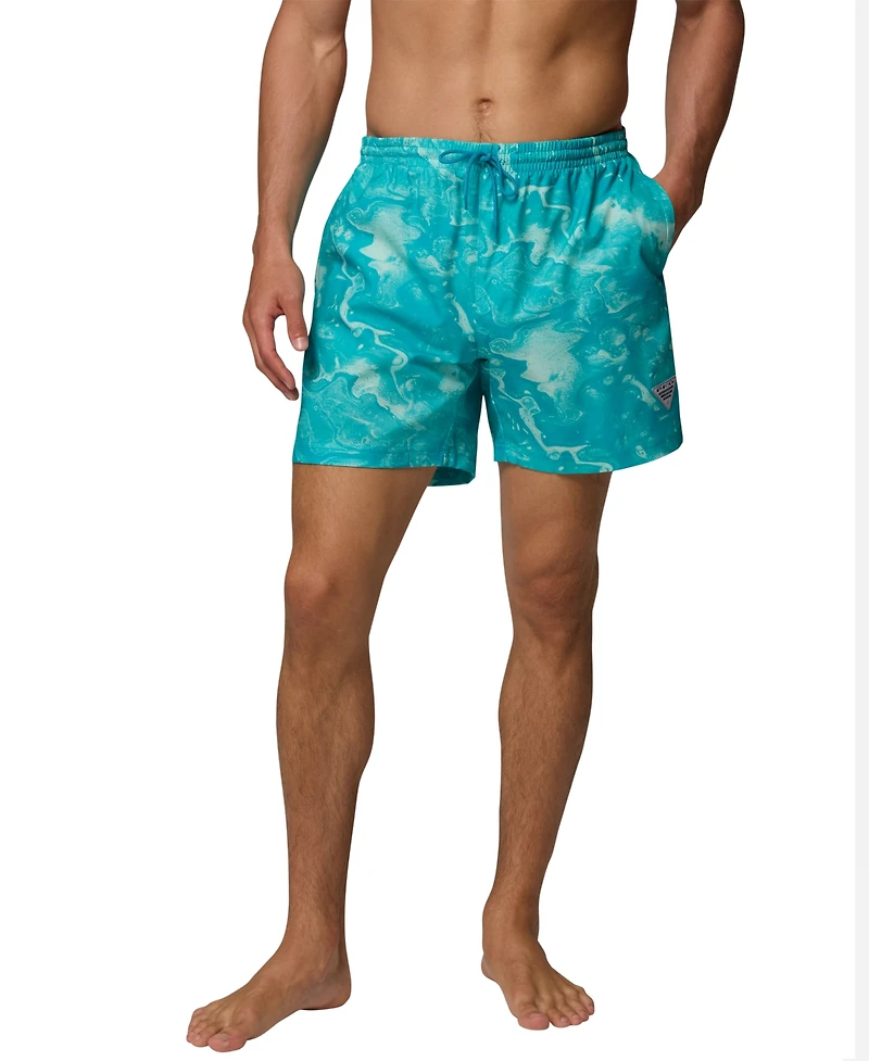 Columbia Men's Pfg Rambler Printed Water Short