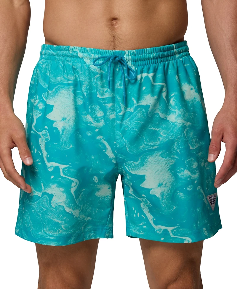 Columbia Men's Pfg Rambler Printed Water Short