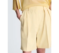 Kenneth Cole Women's High Rise Pleated Shorts