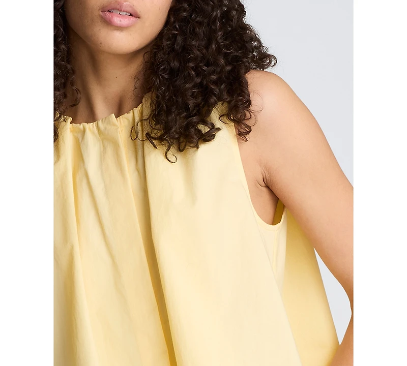 Kenneth Cole Women's Sleeveless Paperbag Neck Top