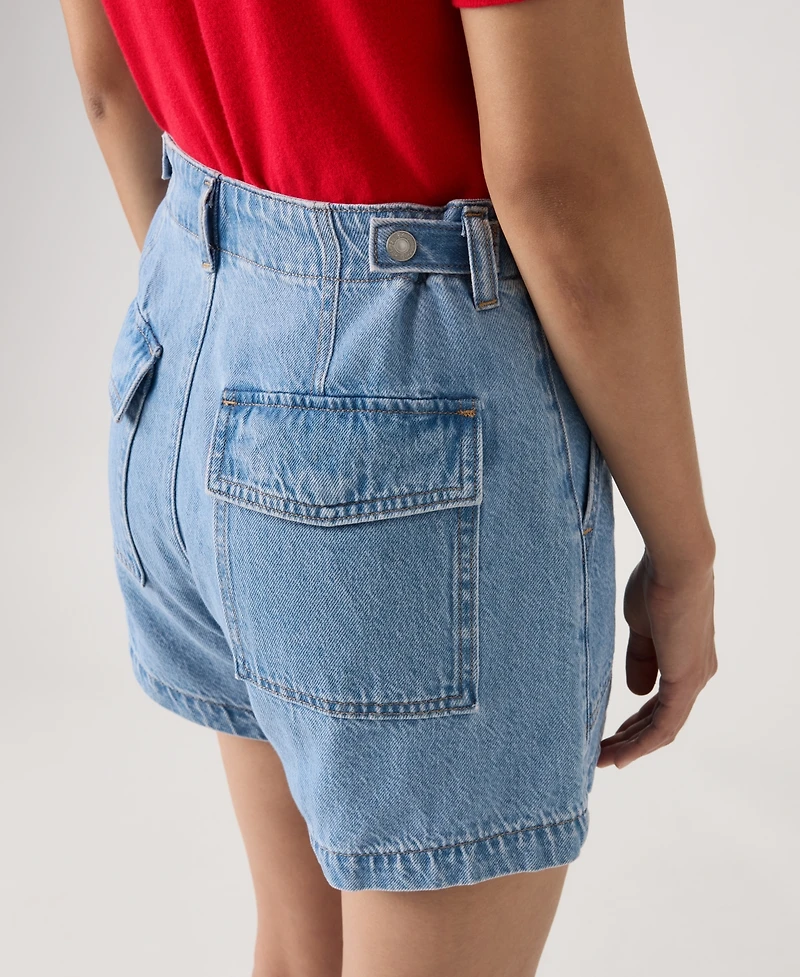 Levi's Women's Cinch Utility Mid-Rise Shorts