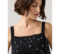 Levi's Women's Kate Floral Square Neck Mini Dress