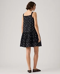 Levi's Women's Kate Floral Square Neck Mini Dress