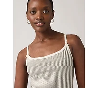 Levi's Women's Sweetie Floral Pointelle Cotton Cami Top